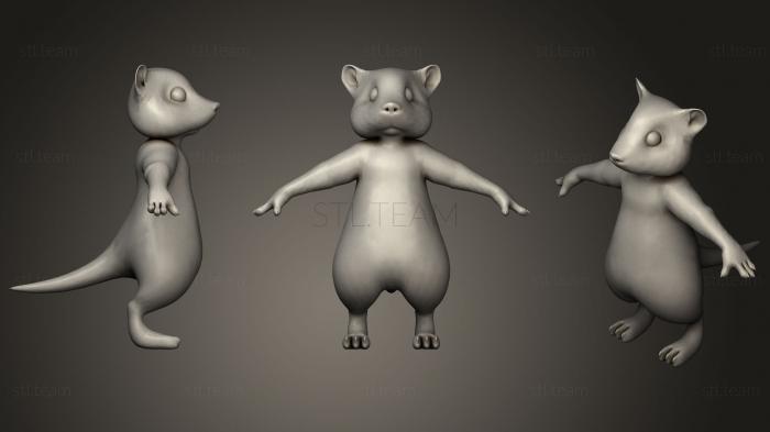 3D model Hamster (STL)